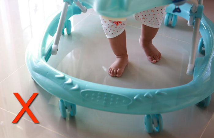 use of walker for babies at what age